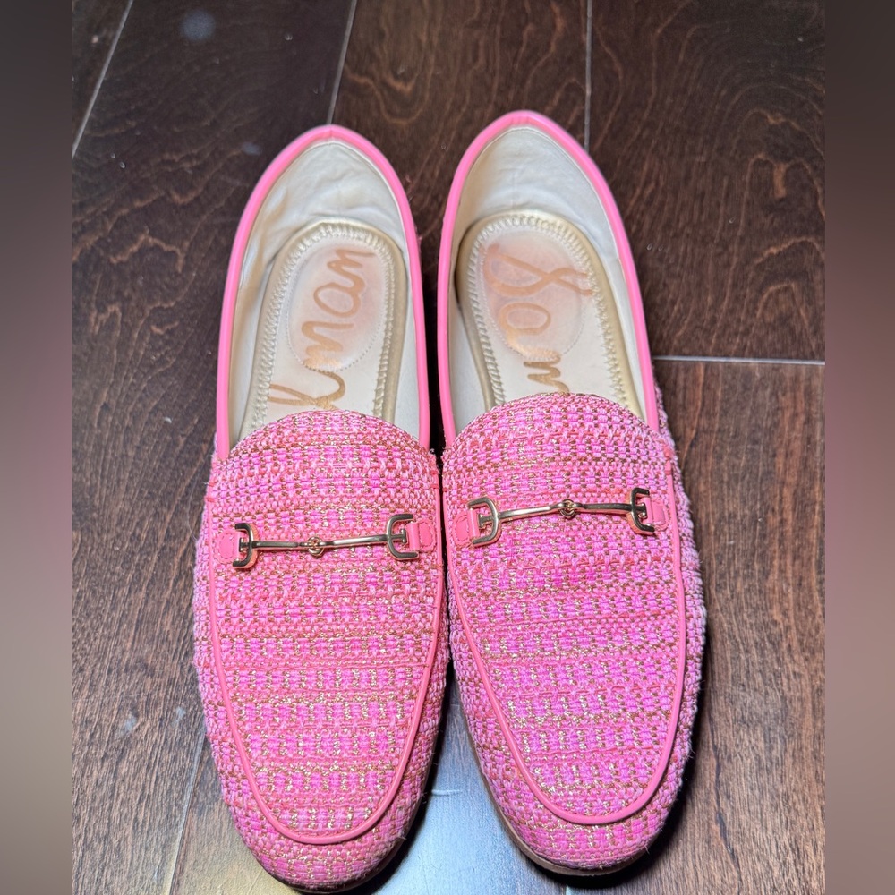 Sam Edelman pink suede Loraine Loafer